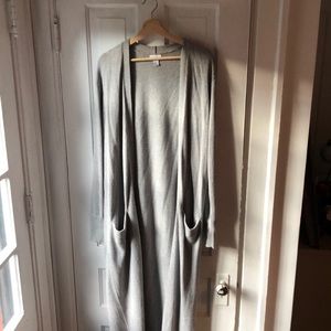 Old navy Light grey sweater duster